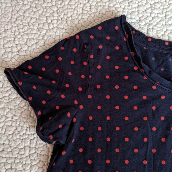 GAP 100% cotton polka dot tee (size S) - Picture 4 of 7